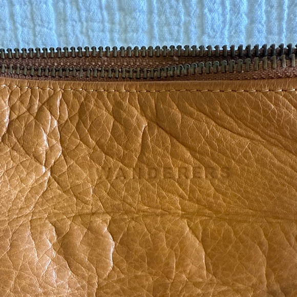 Wanderers Travel Co Tan Leather Crossbody Bag - Picture 7 of 14